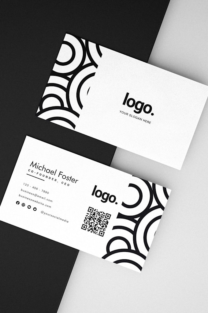 design a professional double sided business card