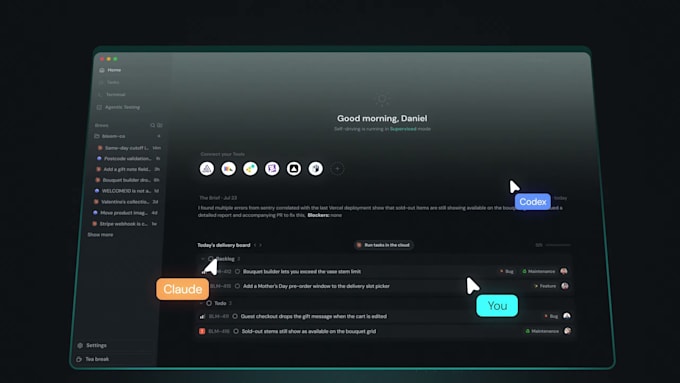 create saas launch video for landing page and product hunt