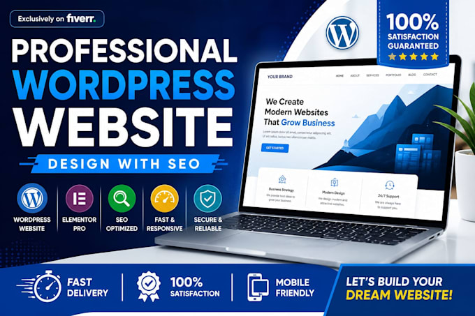 design a professional wordpress website with SEO