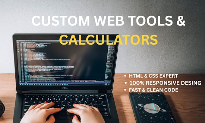 develop custom web tools calculators