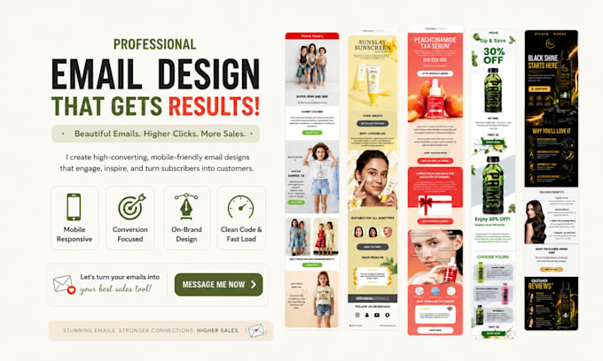 design high converting shopify email marketing campaigns