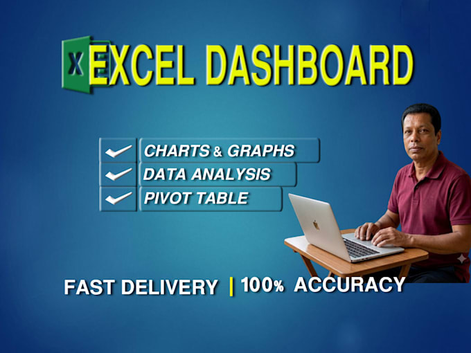 create excel dashboard, charts and pivot tables