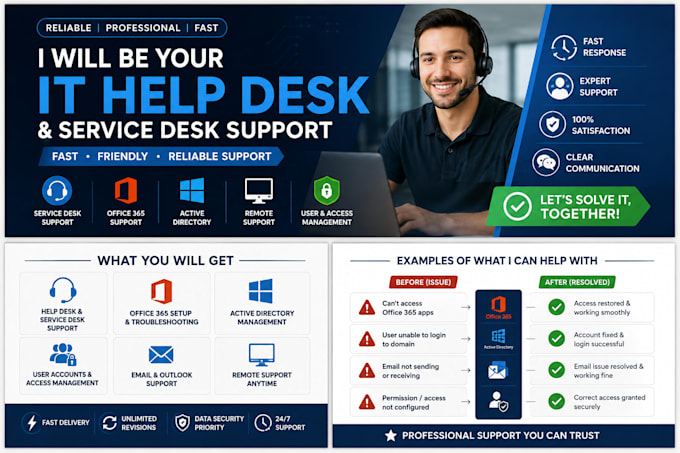 be your remote IT support and system administrator