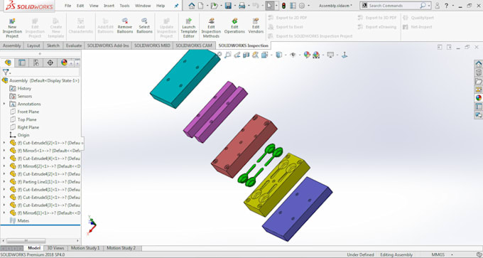 do solidworks 3d cad modeling and product design