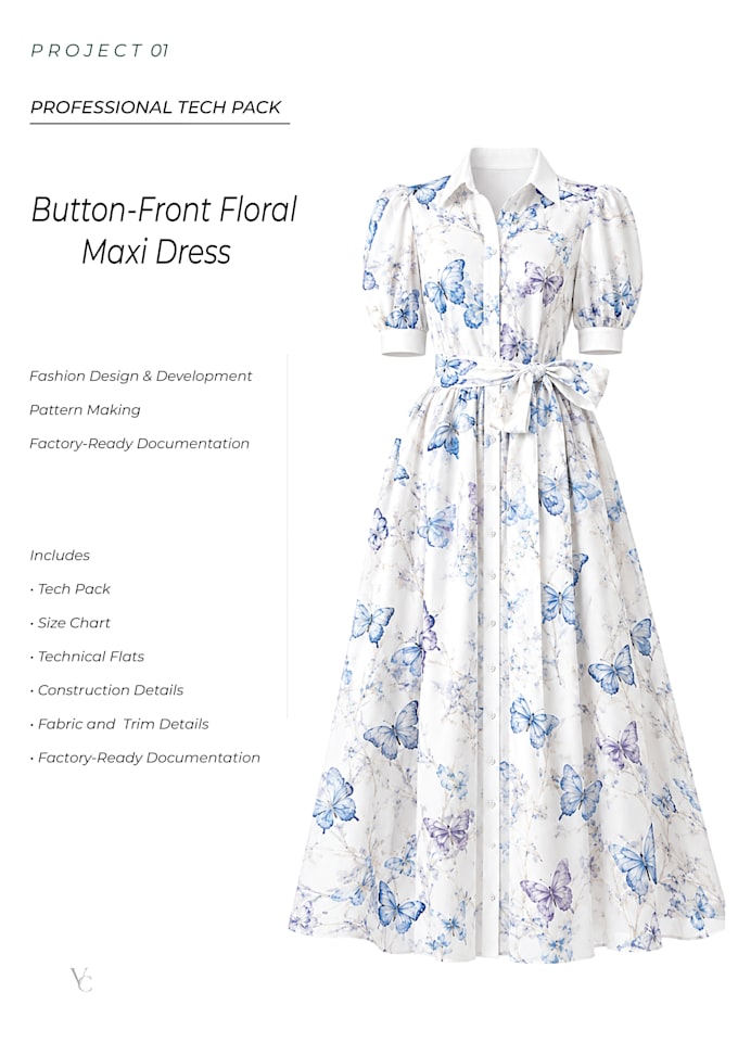 create a factory ready fashion tech pack