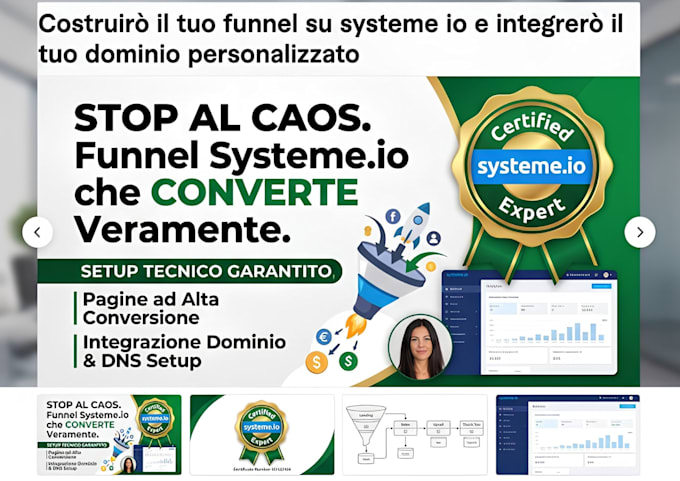 build your systeme io funnel and integrate your custom domain