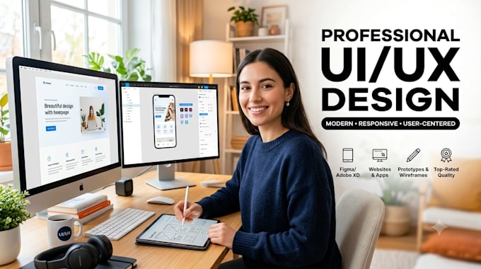 design a modern website UI for your business
