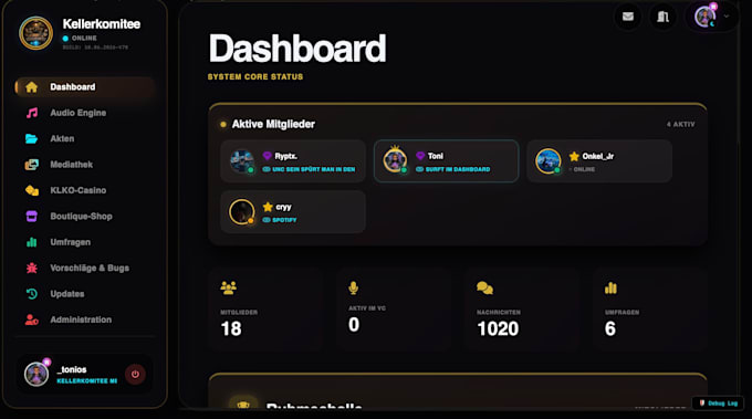 develop a custom discord bot twitch bot or website