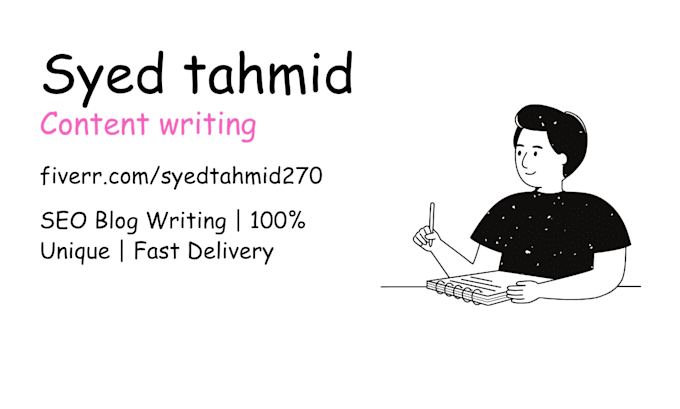 write SEO optimized blog posts and articles