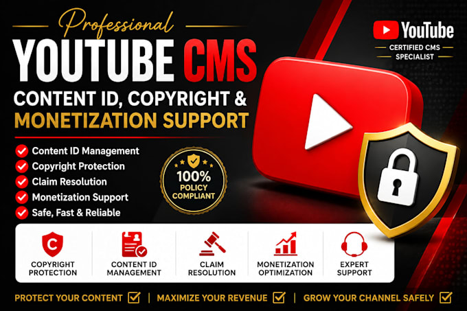 do professional youtube cms content id and copyright monetization support