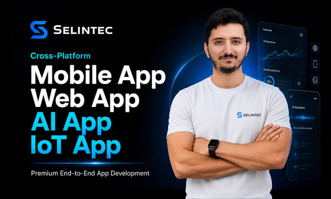 do mobile web app website development flutter react native ai iot app developer