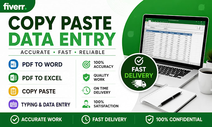do accurate copy paste and data entry