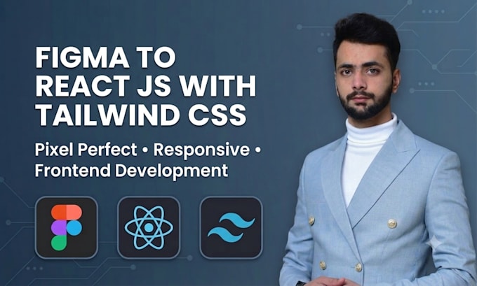 convert figma to react js using tailwind CSS