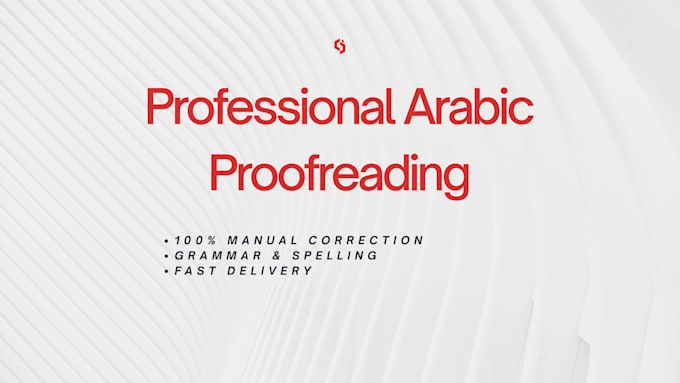 proofread and edit your arabic documents