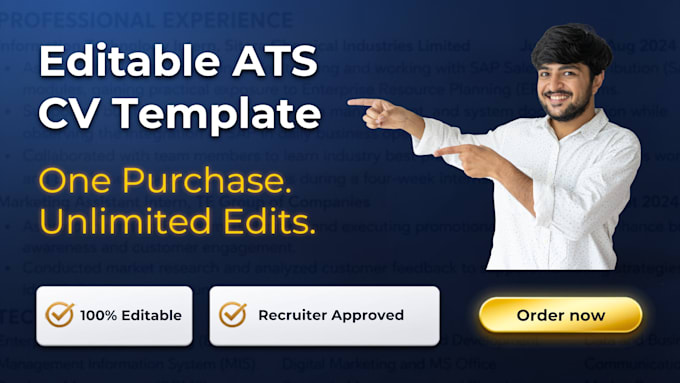 edit your CV resume