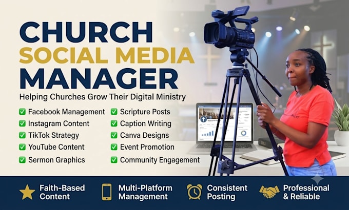 be your church social media manager