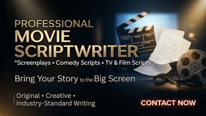 write movie script, screenwriting, feature film script, screenplay and dialogue