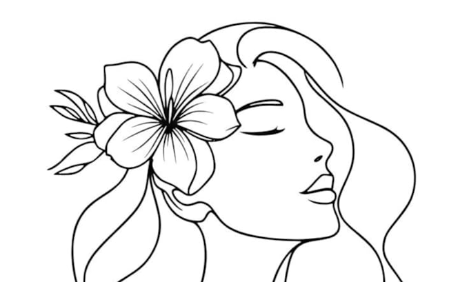 create vector line art, line drawing, one line art and illustration