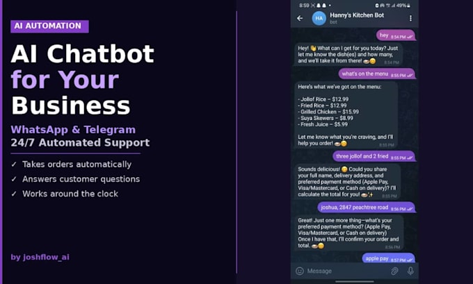 build an ai chatbot workflow for your account