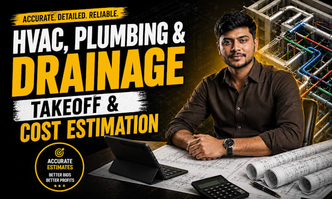 do hvac plumbing material takeoff construction cost estimation quantity surveyor
