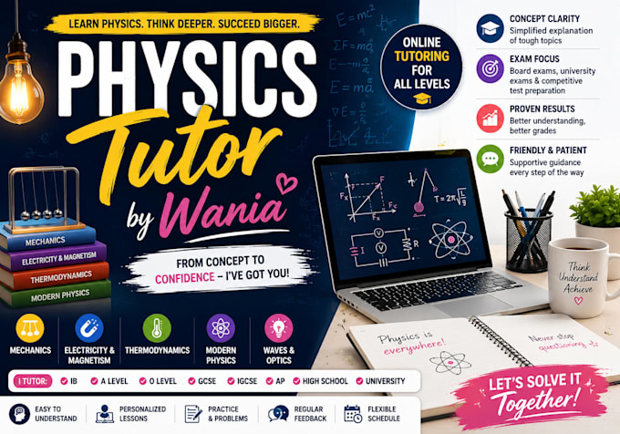 be professional tutor of igcse cambridge physics, ib, edexcel o, a level physics