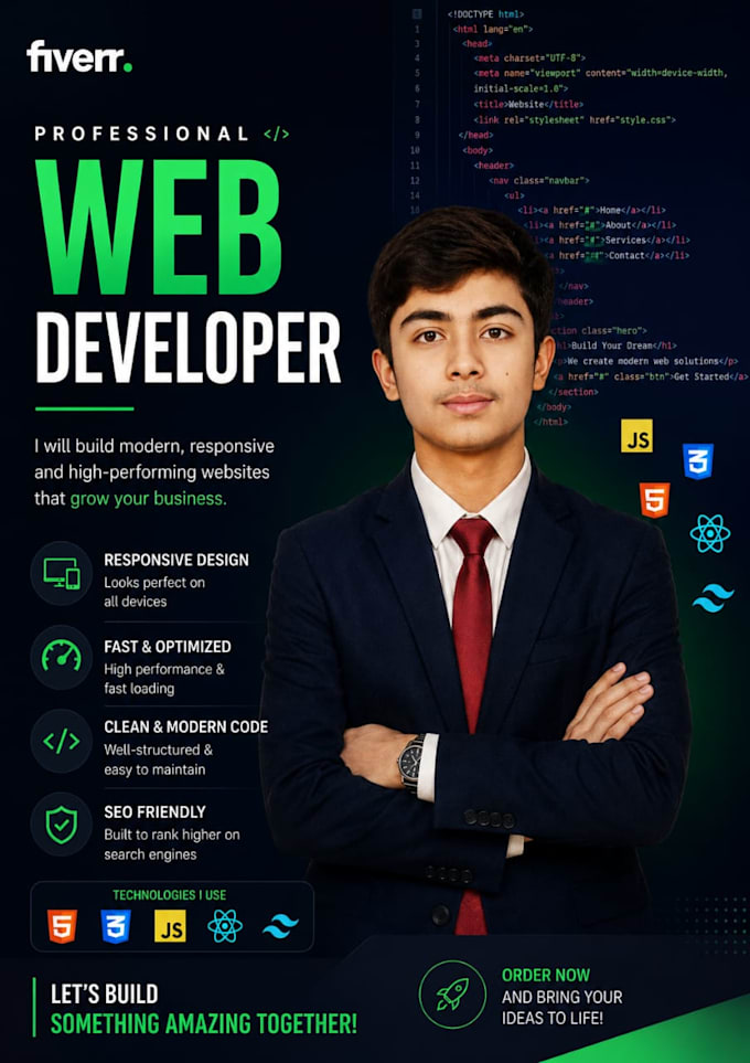 our agency will build responsive website and do custom dev