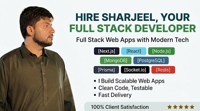 develop modern nextjs react full stack web applications