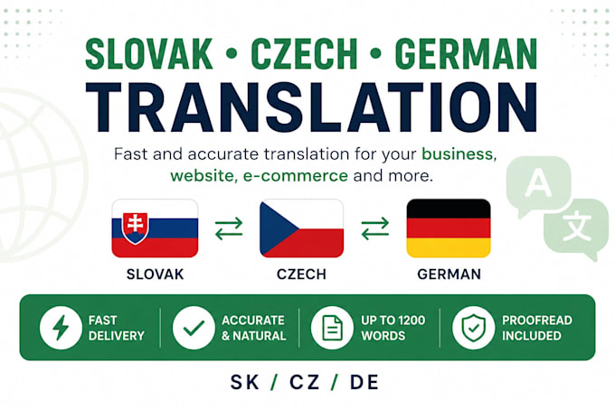 translate slovak czech and german texts