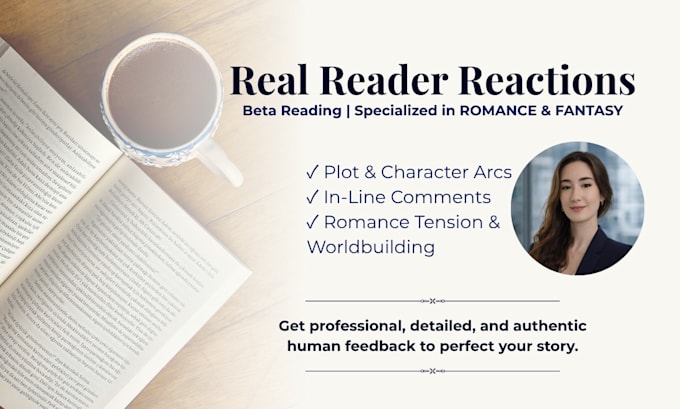 be your fiction beta reader for romance and fantasy