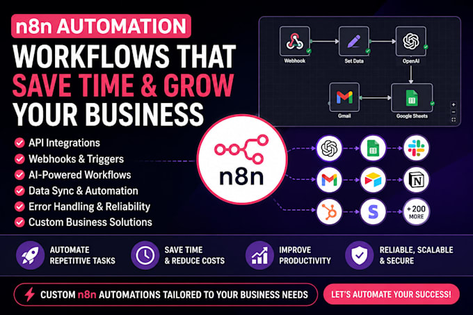 build n8n automation workflow for you