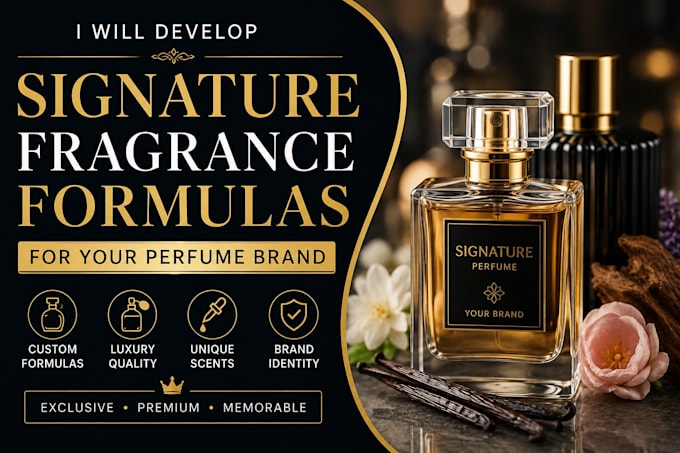 develop luxury signature fragrance formulas for your perfume brand