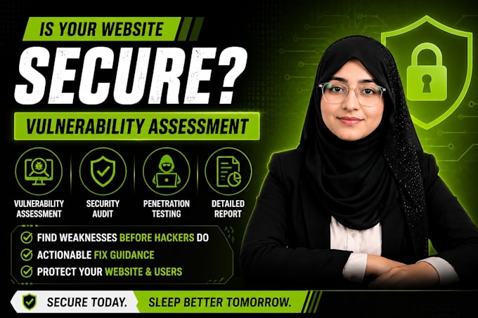 do website vulnerability assessment and security testing with a report