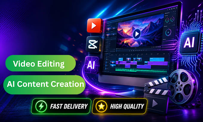 edit professional video and ai content creation