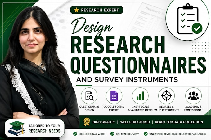 design research questionnaires and survey instrument