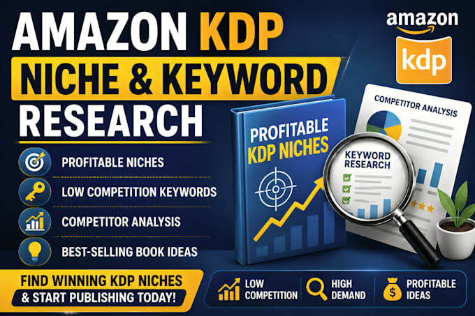 find profitable amazon KDP niches and keywords