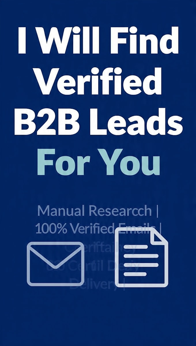 do expert b2b lead generation and sales prospecting