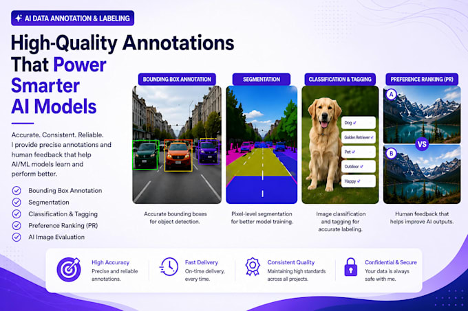 do data annotation, image annotation, data labeling for ai models