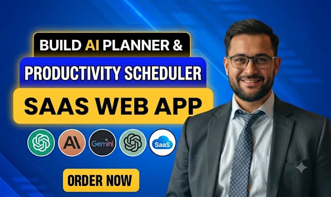 build ai planner app productivity scheduler saas web app with gpt claude gemini