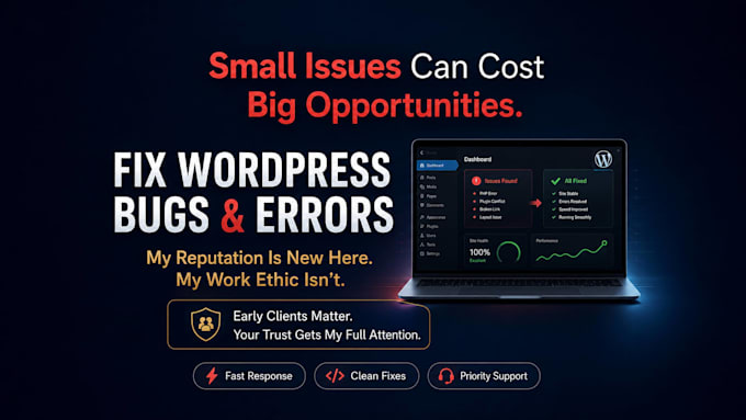 fix wordpress bugs and errors