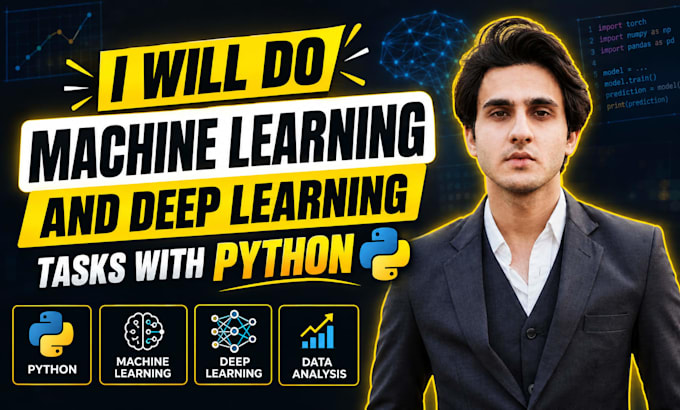 do machine learning and deep learning tasks with python