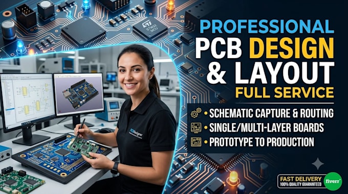 provide professional pcb design and schematic engineering