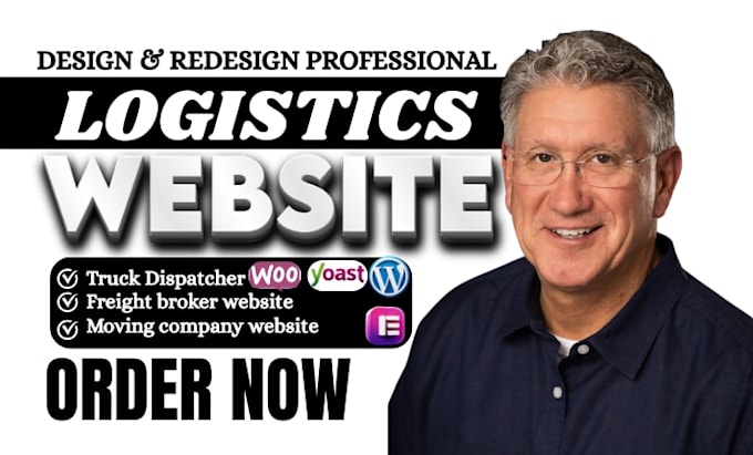 build modern logistics, trucking dispatch, freight, moving company website
