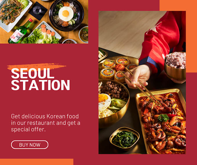 design professional restaurant food posters