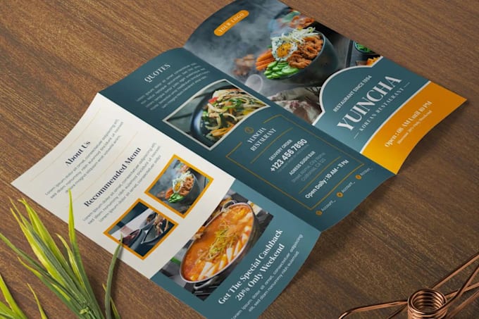 create a high quality menu board design for your cafe or restaurant