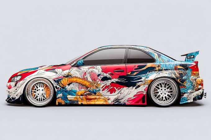 vehicle wrap car wrap van truck wrap design