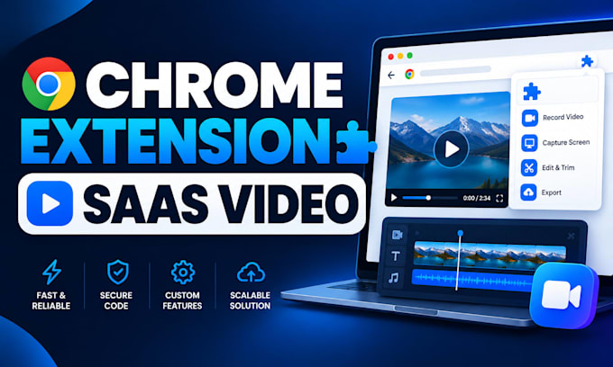 create a chrome extension, linkedin promo, website or software video