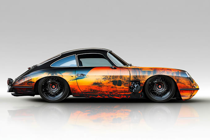 car wrap vehicle wrap truck wrap racing car wrap