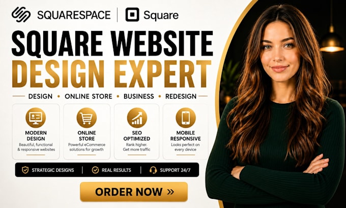 build square online store redesign squarespace website design square booking seo