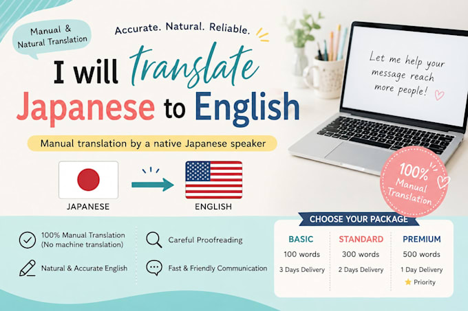 manually translate japanese to english