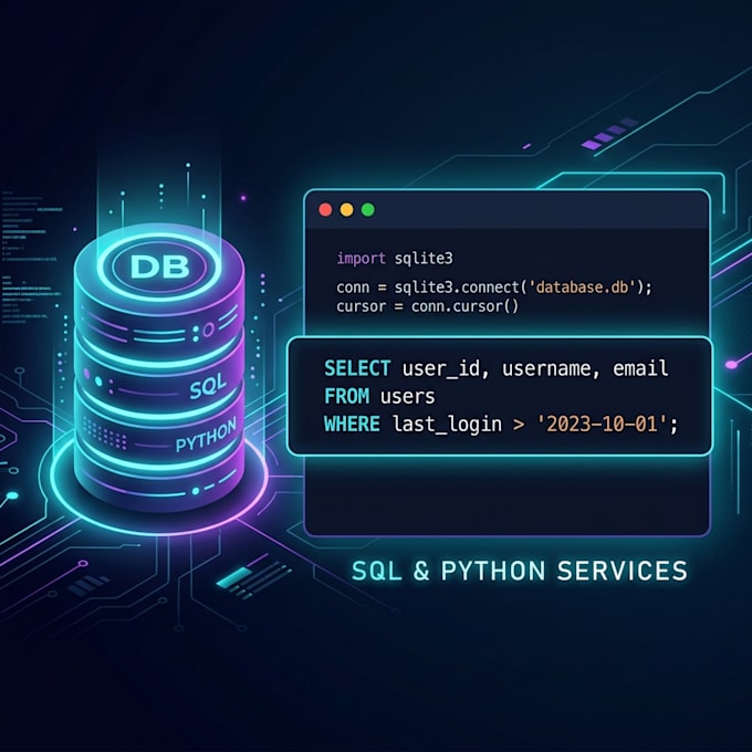 write sql queries, import CSV data, and optimize your database